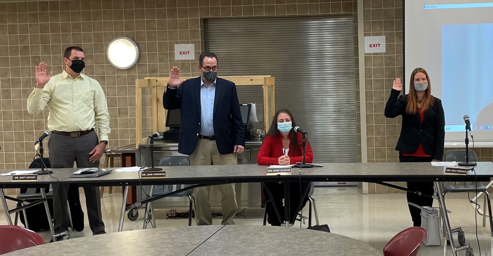 AASD New School Board Directors Ambridge Area School District